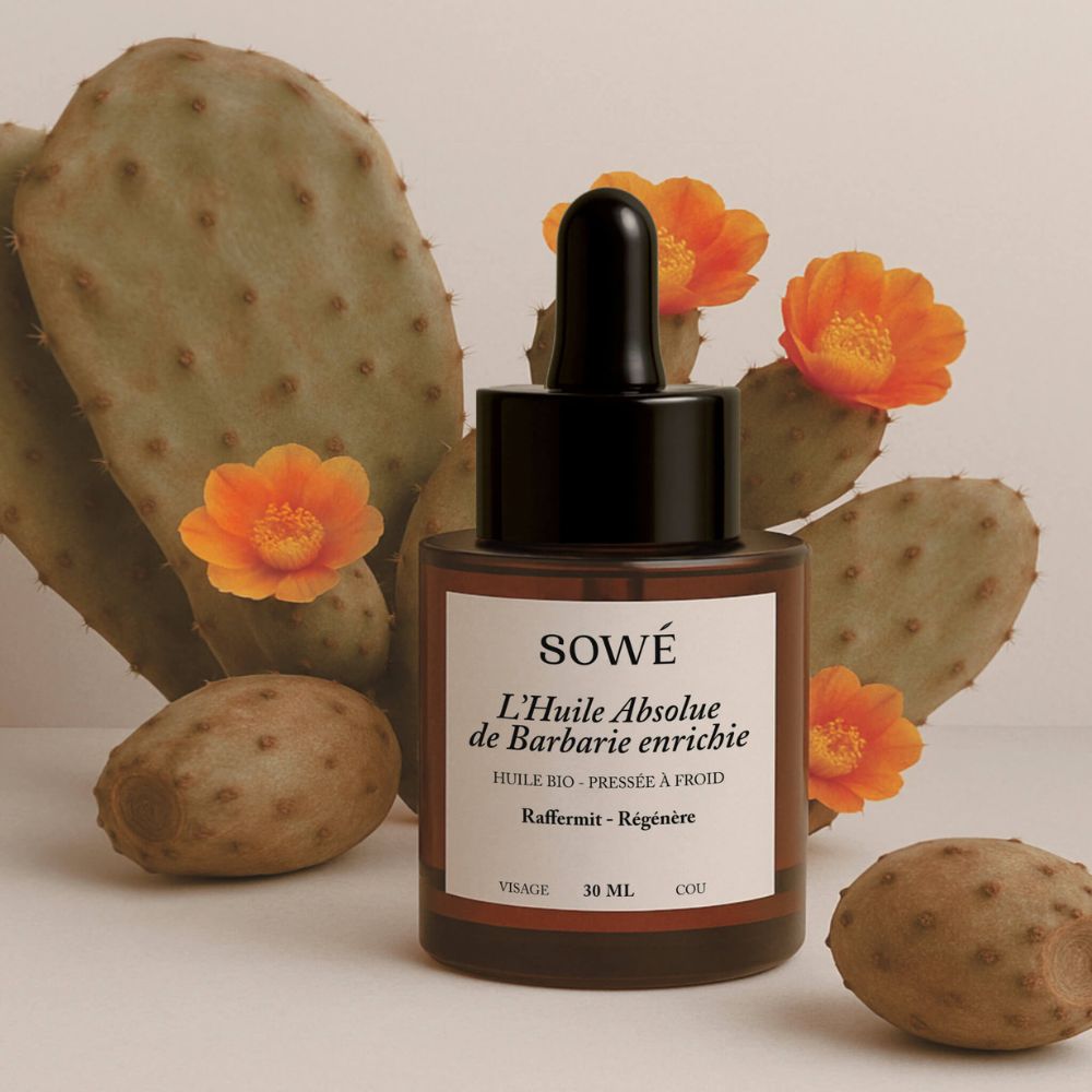 Sowé L'Huile Absolue de Barbarie Enrichie Organic Prickly Pear Oil Face Care 30mL