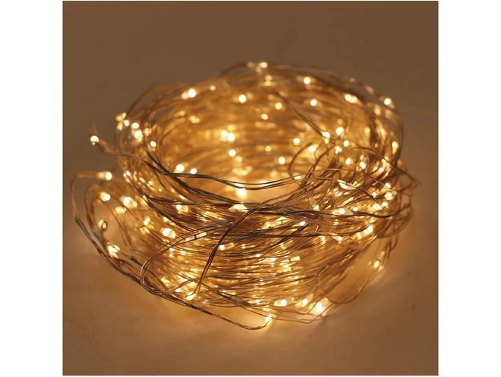 LED-Girlande CROSBY Silberfarben 3200cm