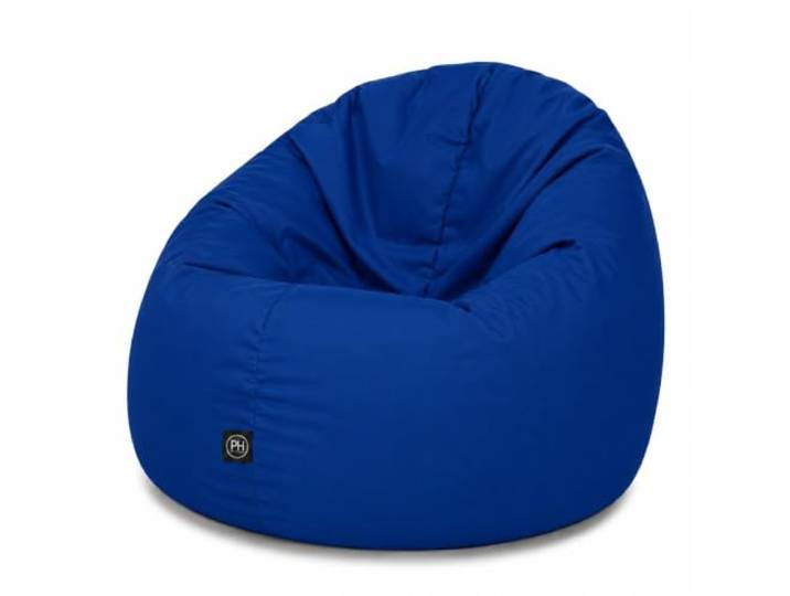 PATCH HOME 2-in-1 Sitzsack Sessel - Gaming Bean Bag mit Reißverschluss - Bereits befüllt, Ergonomisch & Robust für Kinder & Erwachsene - Indoor & Outdoor, Wetterfest (Blau, 155cm)