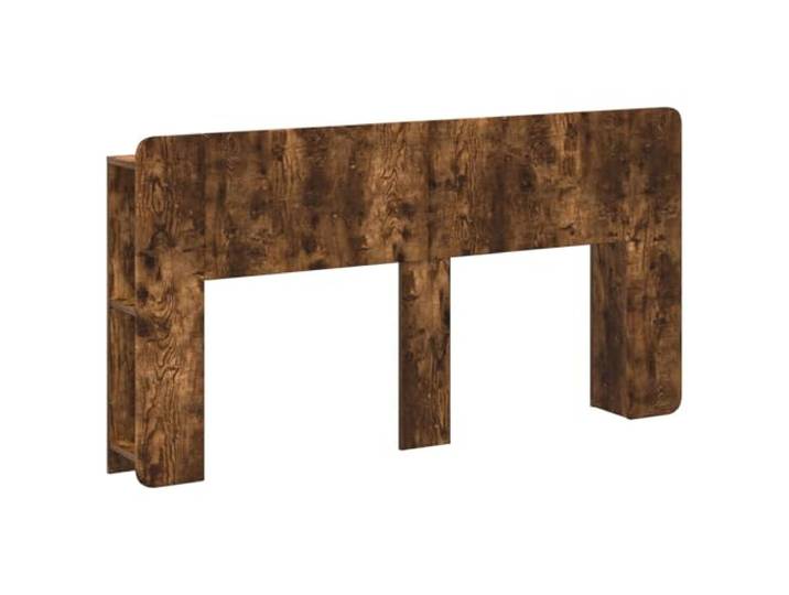 Makastle Kopfteil-Schrank Geräucherte Eiche 182,5x18,5x80 cm U-Form