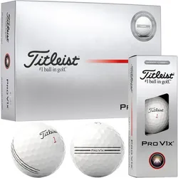 Titleist Pro V1x Golfball En Align 12er Packung weiss