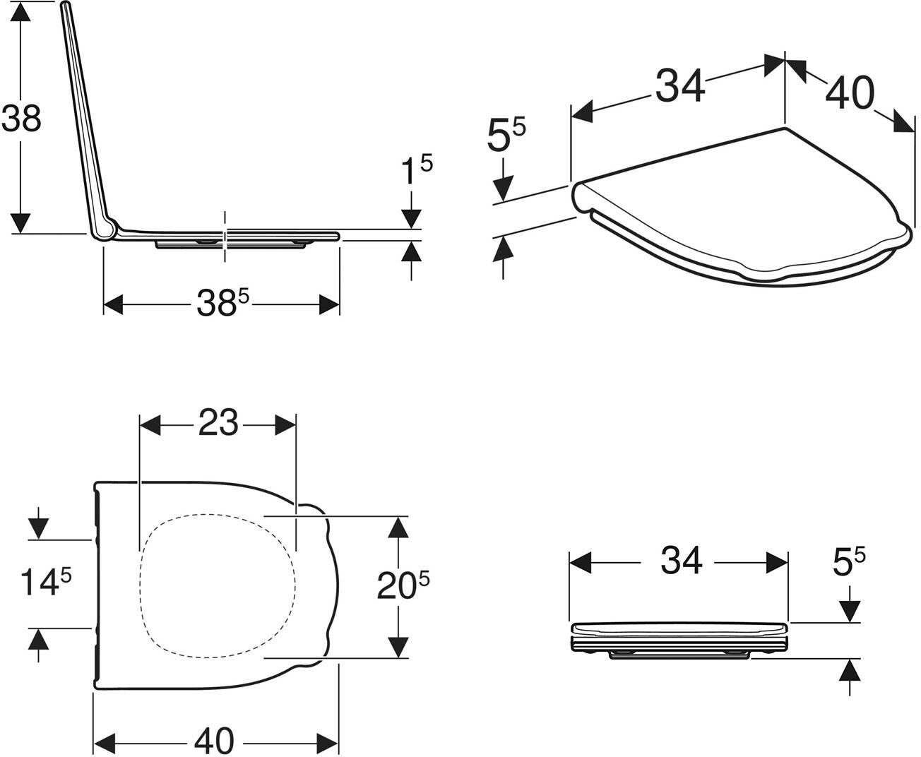 Geberit Bambini WC-Sitz für Kinder