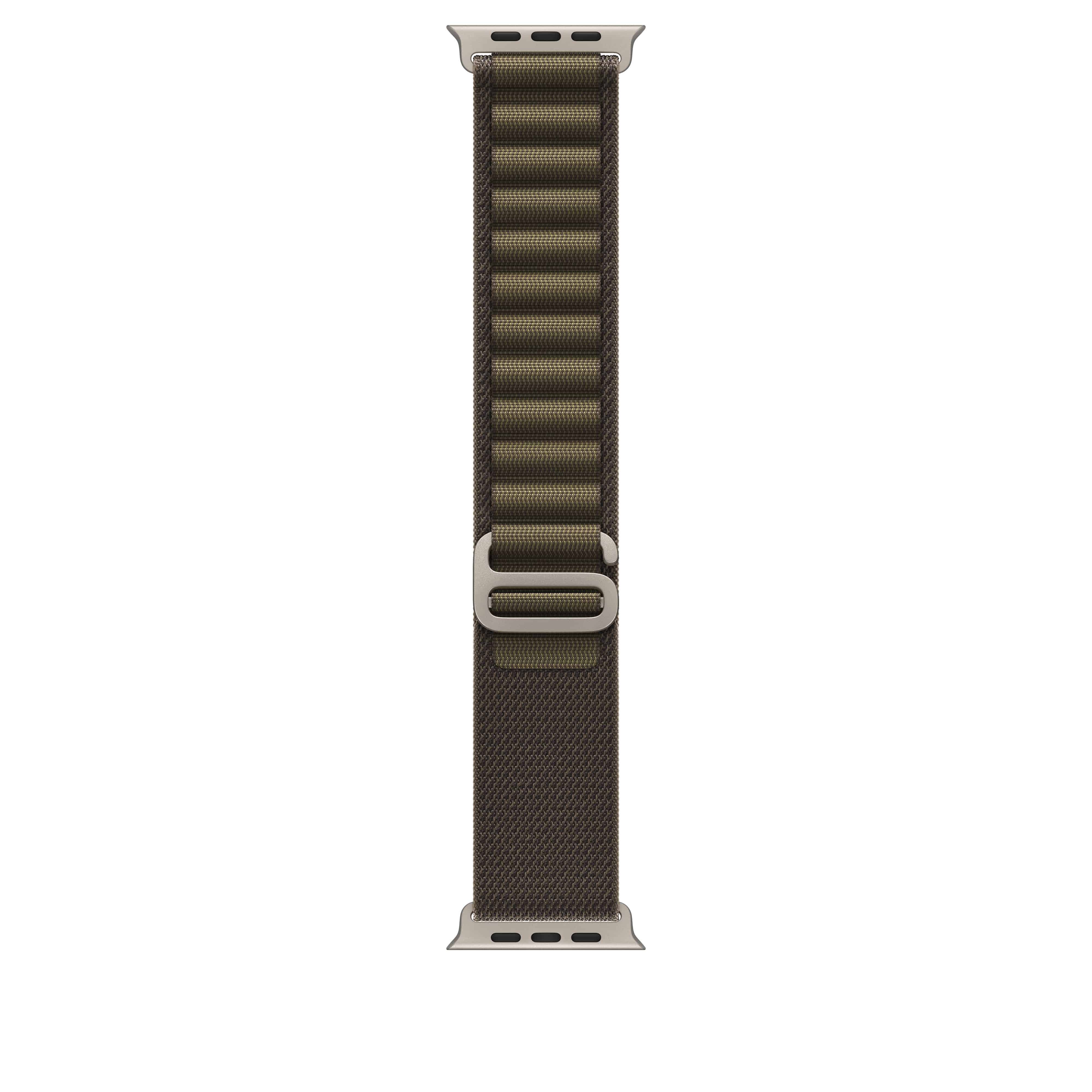 Apple Alpine Loop Armband L Watch 49 mm (Dunkeloliv) MK7C4ZM/A