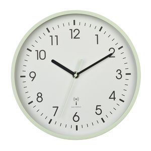 TFA Wanduhr 60.3550.04, Kunststoff, analog, Funkuhr, Ø 24,5 cm, mint