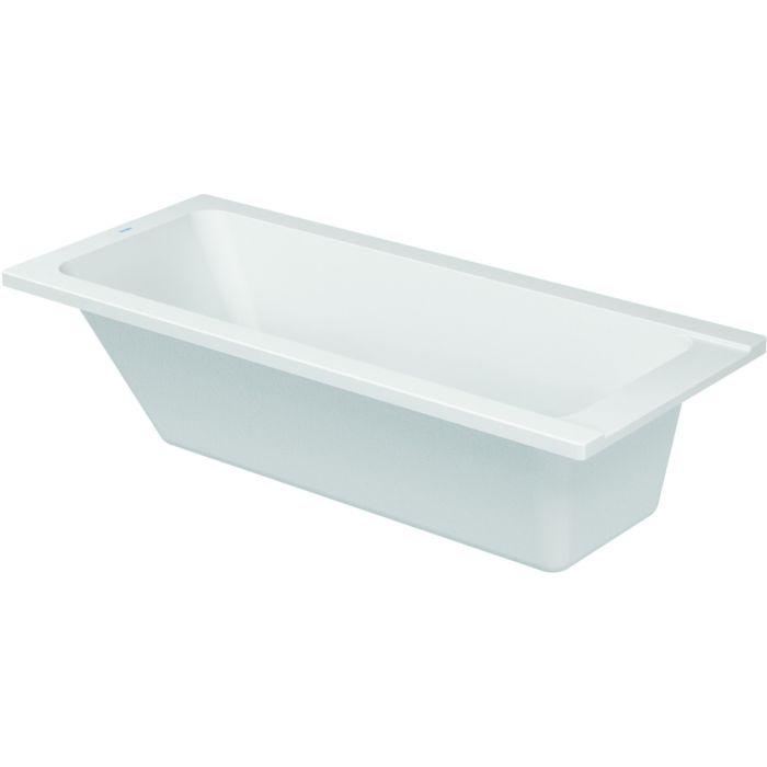 Duravit Badewanne D-Code 700096000000000 Einbauversion, Ablauf Fußseite, weiss