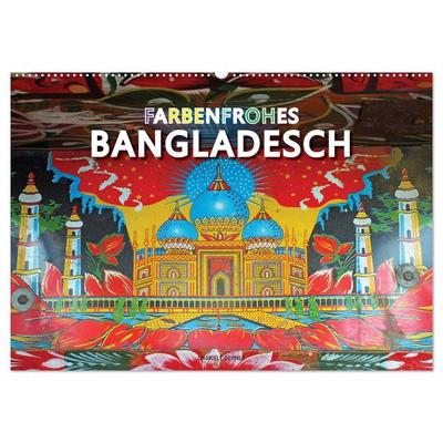 Farbenfrohes Bangladesch (Wandkalender 2026 DIN A2 quer), CALVENDO Monatskalender