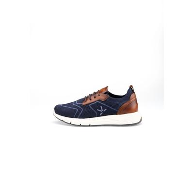 Sneaker LLOYD "ECHO", Herren, Gr. 8, blau, Leder, unifarben, Schuhe Sneaker, mit herausnehmbarem Fußbett