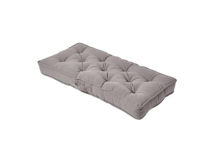 SITZAUFLAGE für Zweisitzer-Sofa 100 x 48 cm – dickes Sitzkissen grau
