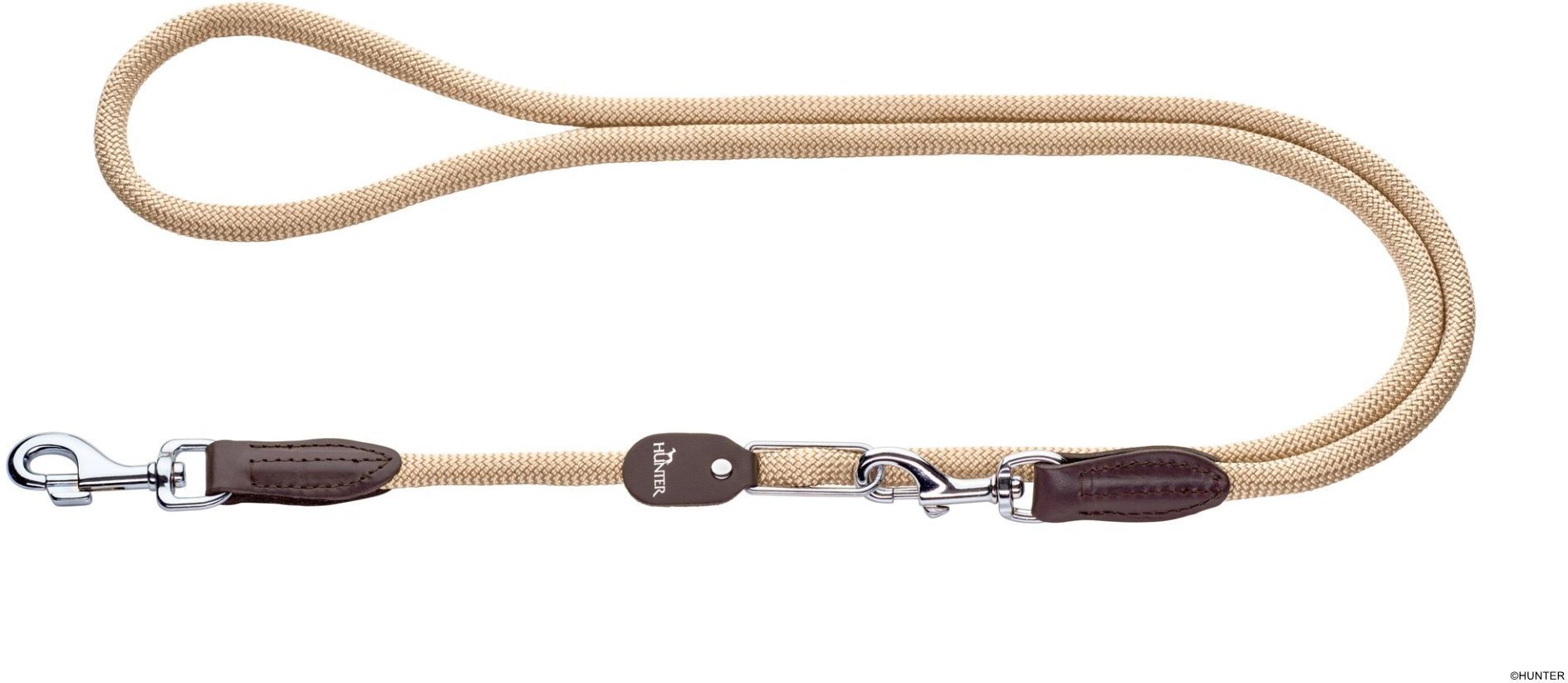 DOG SPORT HUNTER Vario-Leine Freestyle 10/200, beige