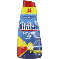 finish POWER All in 1 CITRUS Spülmaschinen-Gel 0,65 l