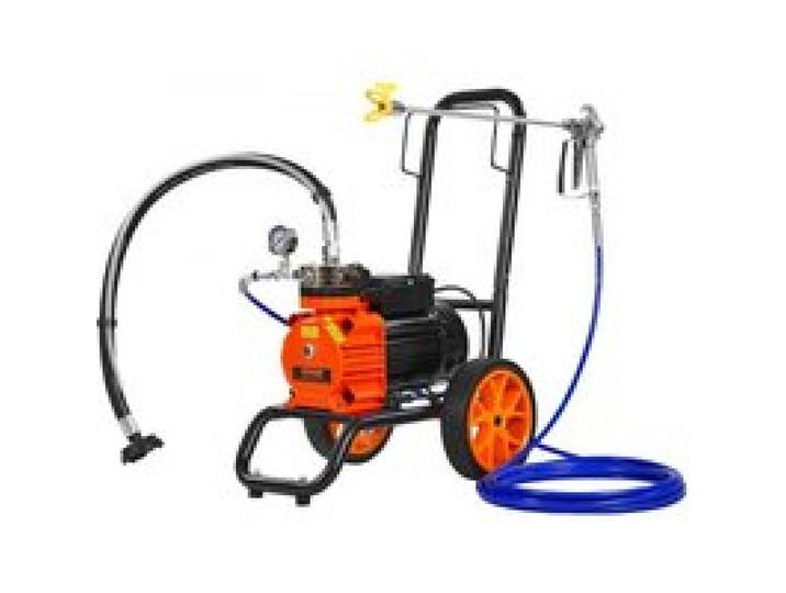 VEVOR Airless-Farbspritzgerät mit Membran, 1100 W effizientes Airless-Farbspritzgerät mit Wagen, 2000 psi Airless-Farbspritzgerät, mit Verlängerungsstang, 2 L/min Hochdruck Airless Farbsprühsystem