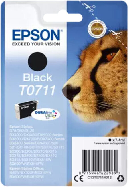 TINTEIRO EPSON T0711 PRETO