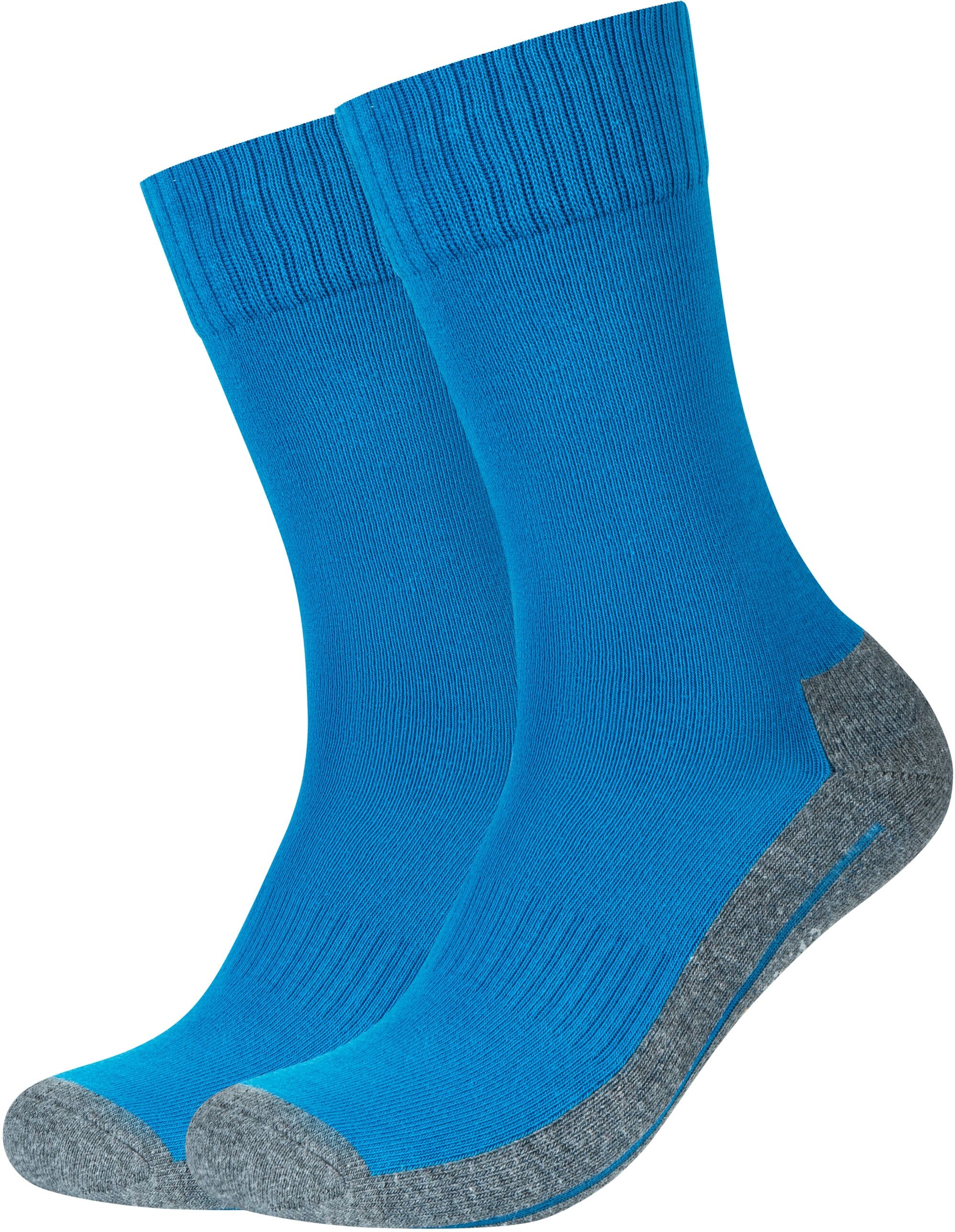 Socken CAMANO "function", Damen, Gr. 35-38, blau (mykonos blau), Materialmix, unifarben, normal, Socken Socken, mit feuchtigkeitsregulierendem Material mykonos blau 35-38