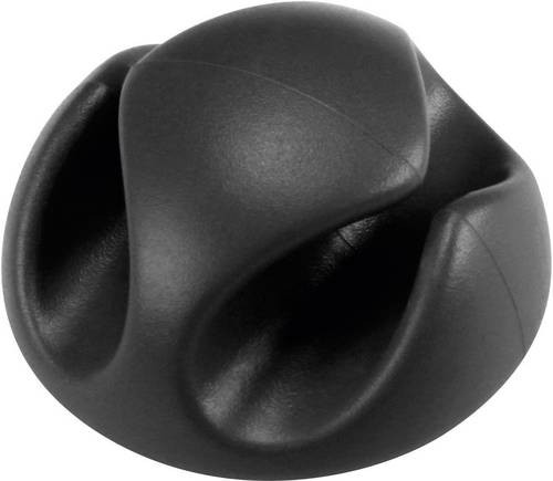 TRU Components Kabelhalter selbstklebend 558352 Bündel-Ø-Bereich 8mm (max) Schwarz