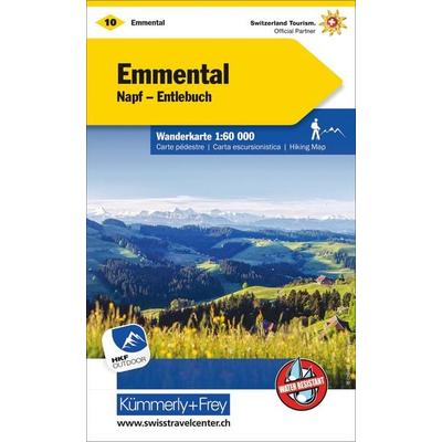Kümmerly+Frey Wanderkarte 10 Emmental 1:60.000, Sonstige von , Kümmerly+Frey, 978-3-259-02210-8