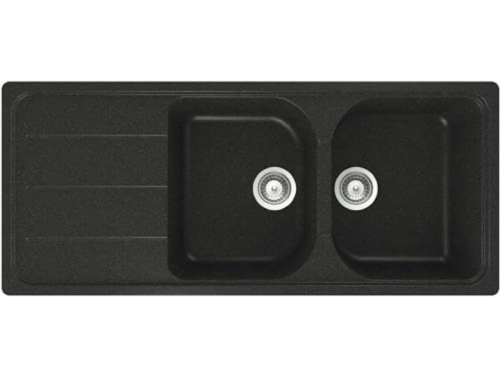 Schock Formhaus D200A51 Spülbecken, Cristalite Plus, Anthrazit, 116 x 50 x 20 cm