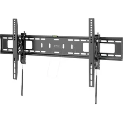 MANHATTAN 461863 - TV-Wandhalterung, 43" bis 90", max. 75 kg, Anti-Diebstahl, schwa