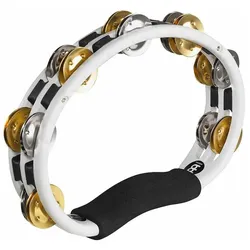 Meinl Percussion TMT1M-WH - Recording-Combo Hand Held ABS Tambourine, White, Mix... - Tambourin