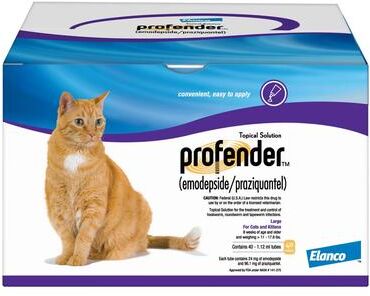 Profender Large Cats (1.12 Ml) 11-17.6 Lbs 6 Doses + 2 Free