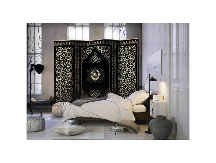 Paravent Charm of the Night Polaire Doré 225 x 172 x 3cm 5 éléments