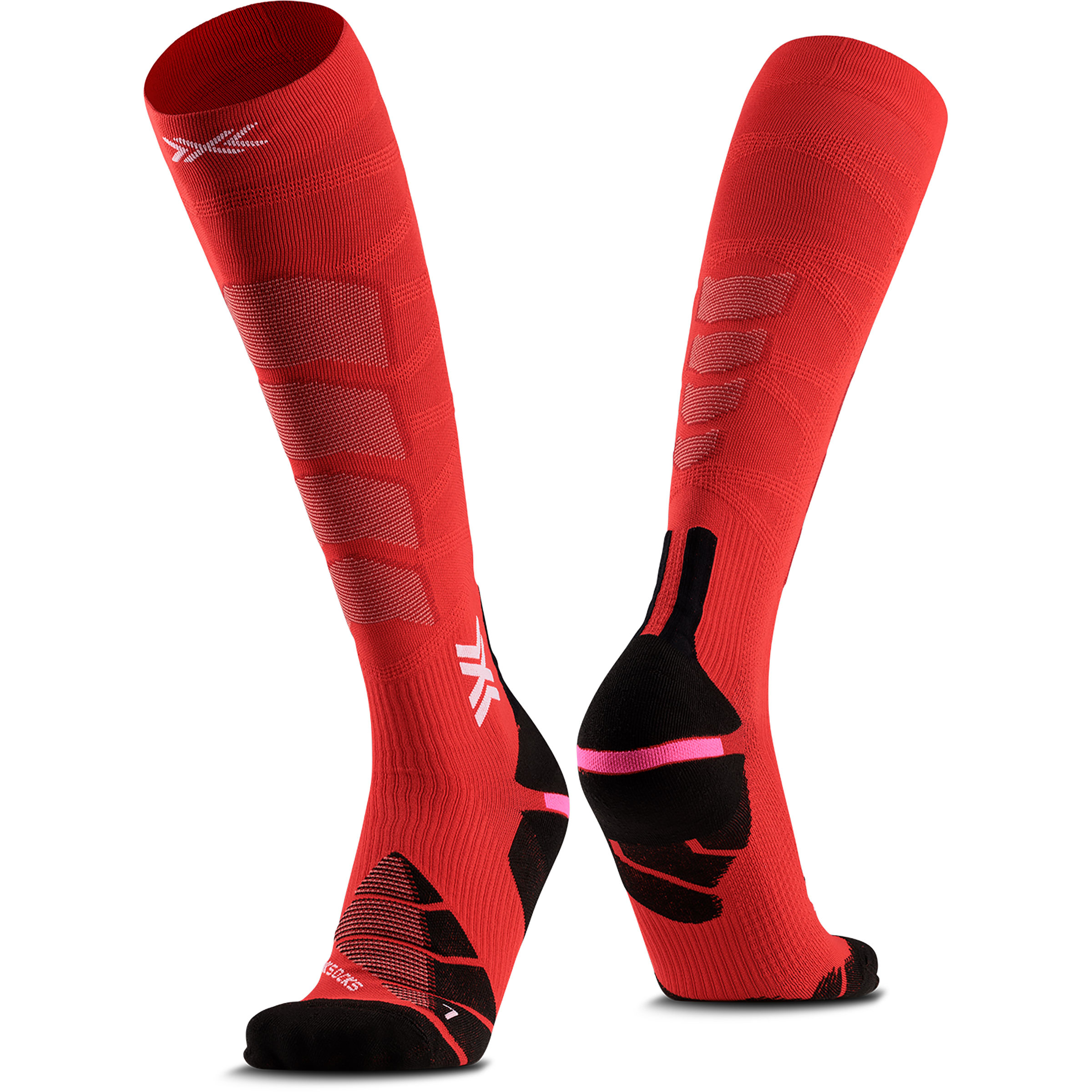 X-Bionic Ski Anatomix OTC Damen Skisocken rot Größe 42 Freeride | Skifahren Elastisch