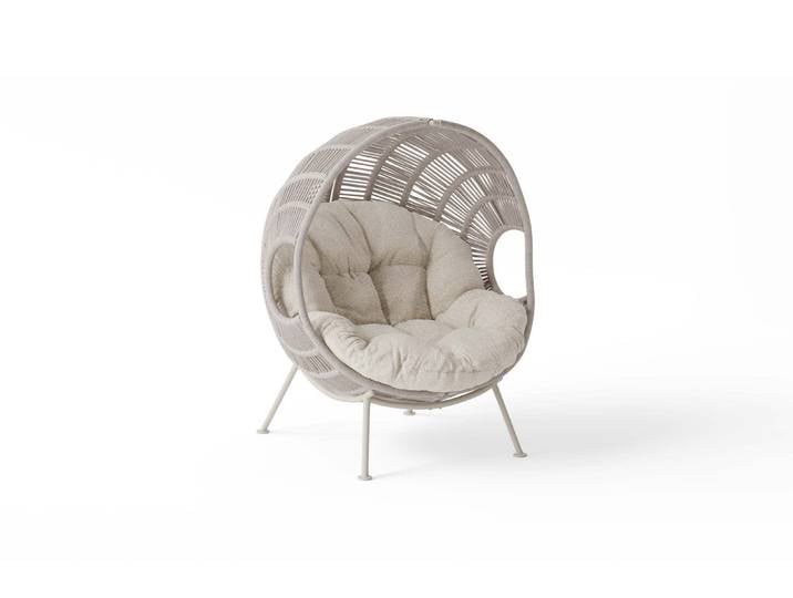 Suns Nuna Egg Chair Aluminium/Rope inkl. Kissen