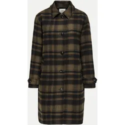Mantel JDYASTRID mit Karo-Muster Braun L