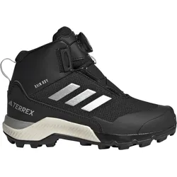 adidas TERREX WINTER MID BOA Winterschuhe Kinder | Gr. 35 1/2 | schwarz - schwarz