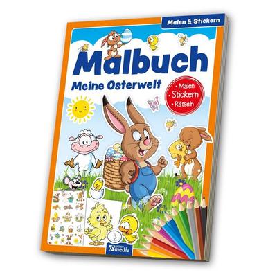 Malbuch Meine Osterwelt, Geheftet von , Media Verlagsgesellschaft