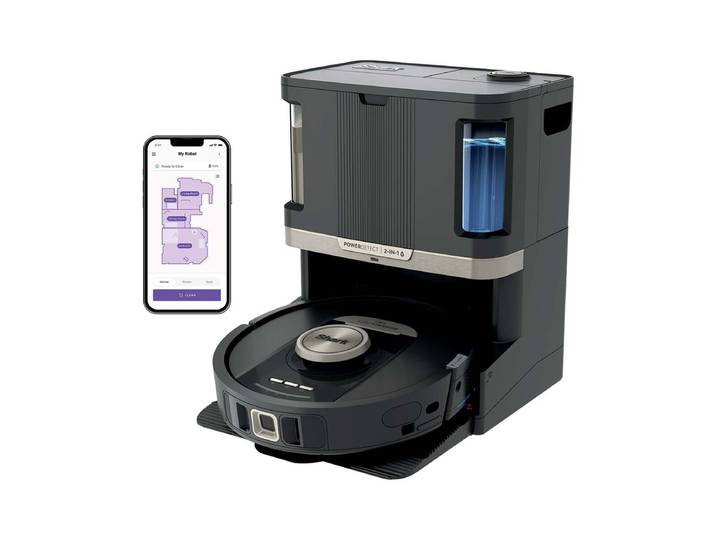 Shark PowerDetect NeverTouch Pro 2 in 1 Saug- und Wischroboter Schwarz