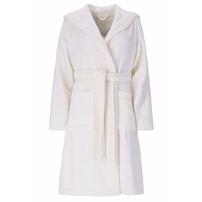 Bademantel BUGATTI Gr. L, beige (ecru), L, 50% Baumwolle, 50% Polyester, Hausmäntel, Bademantel, im edlen Design