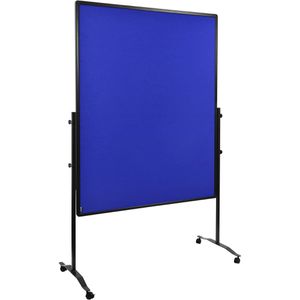 Legamaster Moderationstafel 7-204410 Premium Plus, Filzbezug, mit Rollen, 120 x 150 cm, marineblau