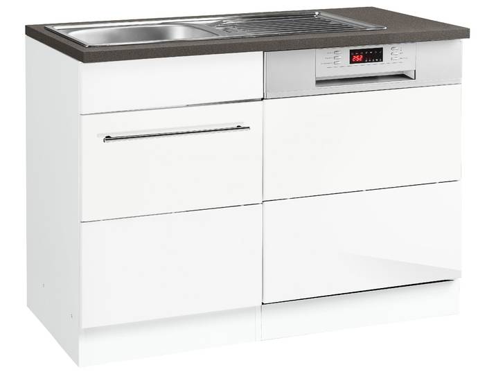 KOCHSTATION KS-Trient 110 cm breit, inkl. Tür/Socke für Einbaugeschirrspüler