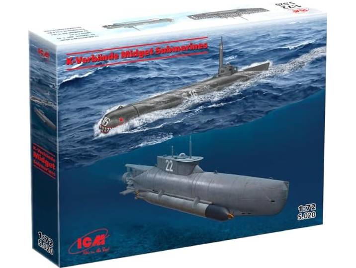 Icm - k-verbnde sottomarini midget 1/72 - icm s020