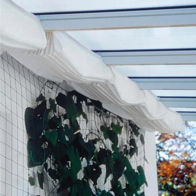 Sonnensegel BECKMANN "Schattier-Set", weiß, B:56cm T:238cm, Metall, Polyacryl, Sonnensegel, für Terrassen-Überdachung TREND Gr. 3