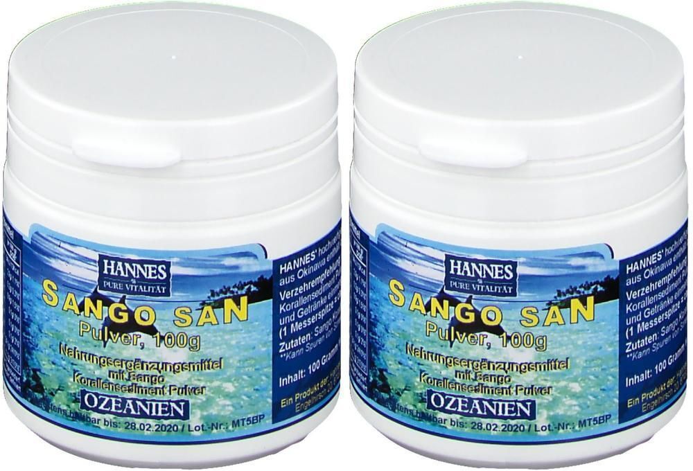 Pure Sango Korallen Pulver 2x 2x100 g