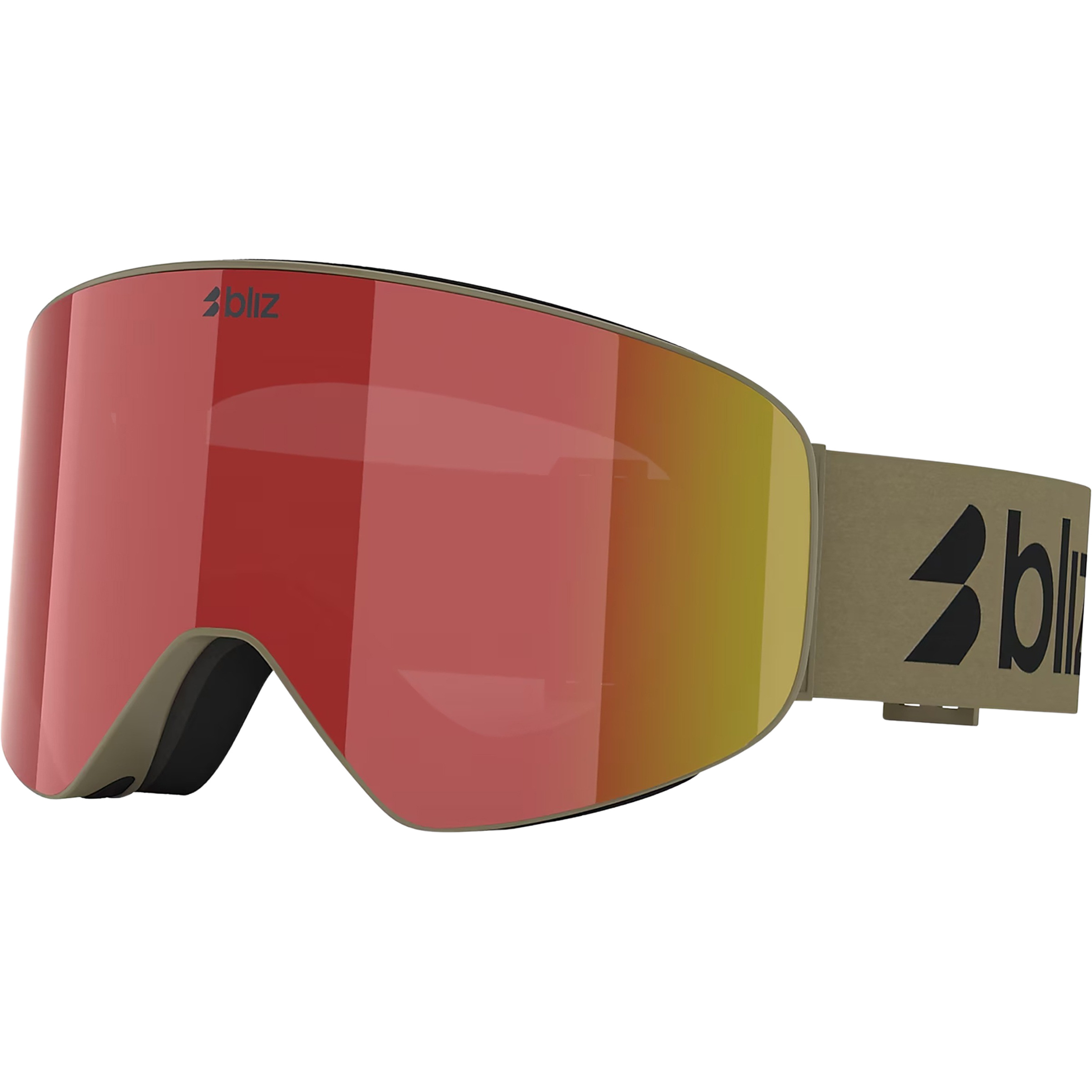 Bliz Flow Skibrille Skibrillen oliv Trekking