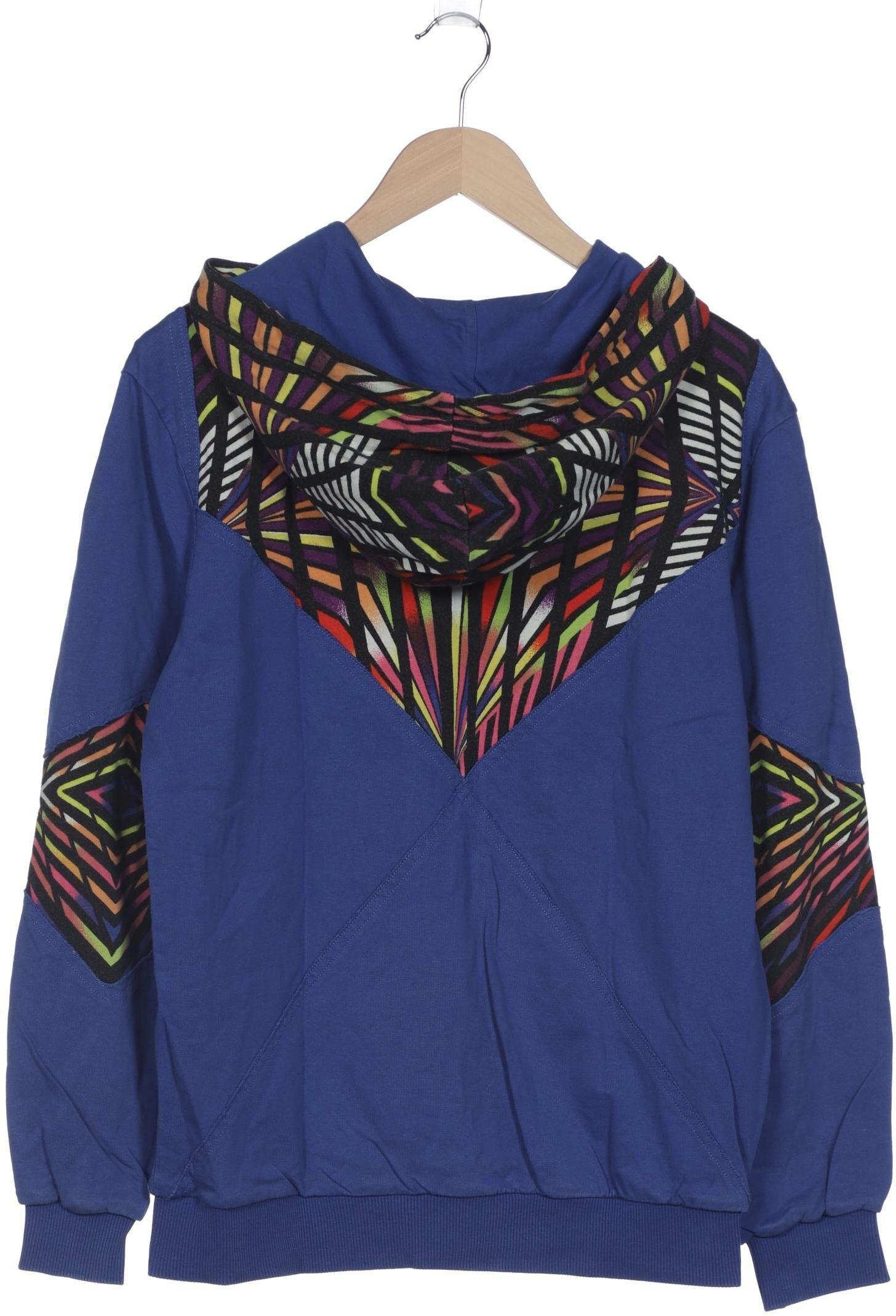 H&M x Matthew Williamson Herren Kapuzenpullover, Blau, Gr. S, Baumwolle - Second Hand