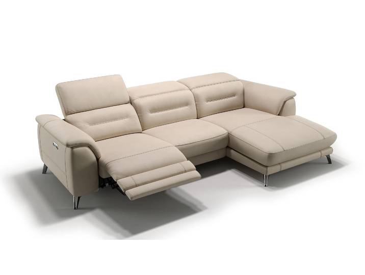Ledergarnitur GANDINO Ecksofa mit Funktion