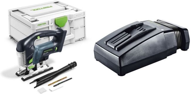Set Festool Akku-Pendelstichsäge PSBC 420 EB-Basic CARVEX + Schnellladegerät TCL 6