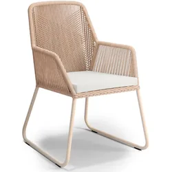 sitMOBILIA Gartensessel Allanis Aluminium Beige