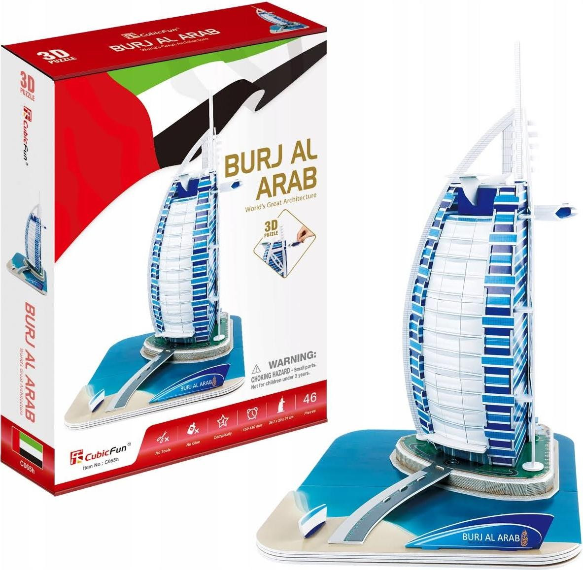 Dante Cubic Fun 3D Puzzel Burj Khalifa Wolkenkrabber 00657