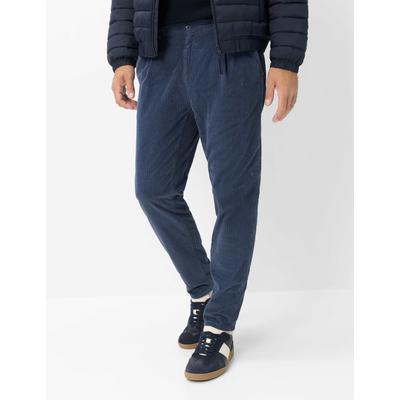 Chinohose BRAX "Style TINO", Herren, Gr. 33, Länge 32, blau, Web, 100% Baumwolle, Hosen Chinohose
