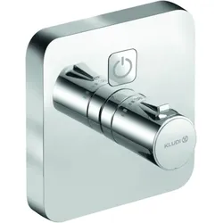 Kludi Push Fertigmontageset 389010538 Unterputz-Brause-Thermostatarmatur, eckig, chrom