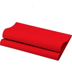 Duni Dunisoft Papierservietten Rot 40x40 cm – Premium Servietten stoffähnlich