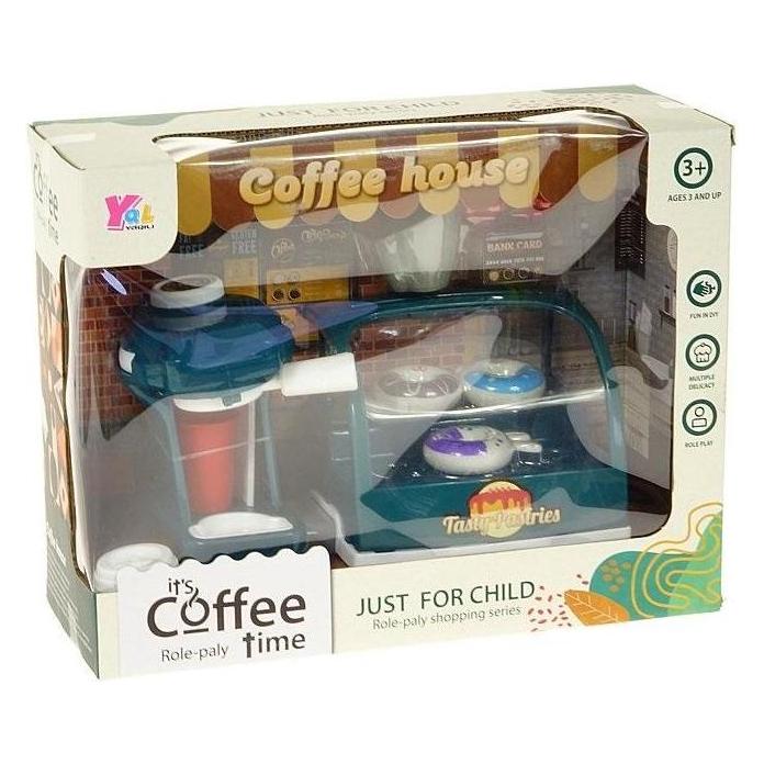 Adar Café-Set 563698 Kaffeemaschine, Kaffeebecher, Kühltheke, Kekse, Behälter (1/563698)