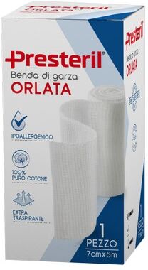 Corman Presteril Benda Di Garza Orlata 12/8 F.U. 7 Cm X 5 M