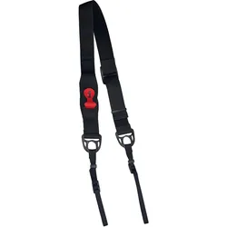 Hüfa Strap Kameragurt mit Objektivdeckelhalter rot