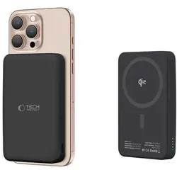 Tech-Protect Power bank Media-tech PB24 LIFEMAG QI2 MAGSAFE POWER BANK 10000MAH (10000 mAh, 15 W), Powerbank, Schwarz