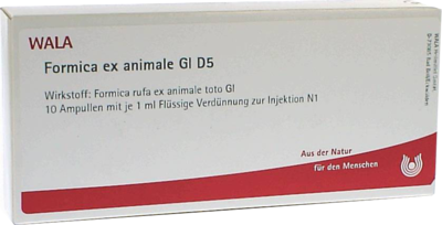 WALA Heilmittel GmbH FORMICA EX animale GL D 5 Ampullen 10X1 ml 04618300